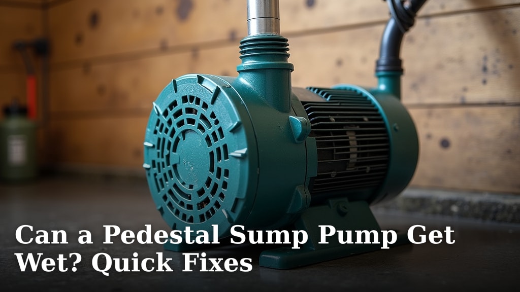 Can a Pedestal Sump Pump Get Wet? Quick Fixes