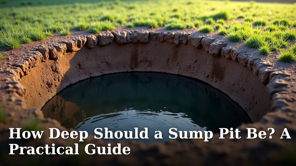 How Deep Should a Sump Pit Be? A Practical Guide