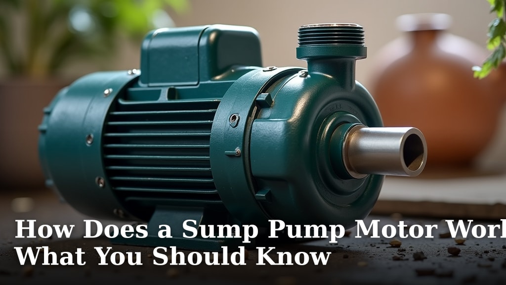 How Does a Sump Pump Motor Work? What You Should Know