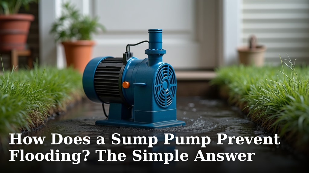 How Does a Sump Pump Prevent Flooding? The Simple Answer