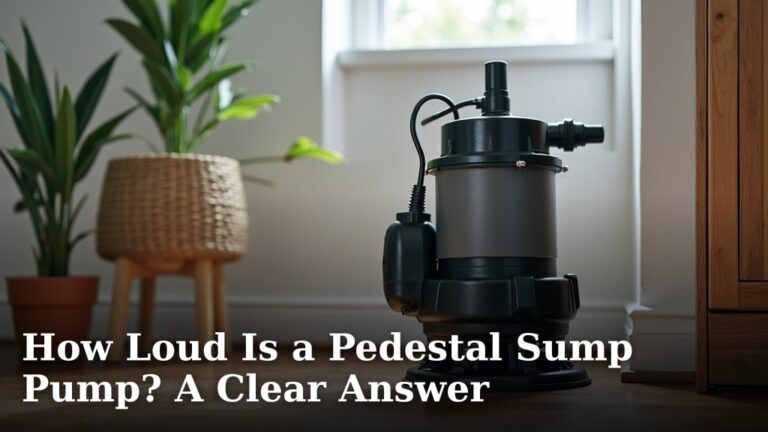 How Loud Is a Pedestal Sump Pump? A Clear Answer