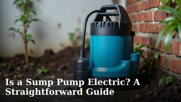 Is a Sump Pump Electric? A Straightforward Guide