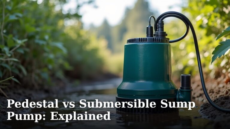 Pedestal vs Submersible Sump Pump: Explained
