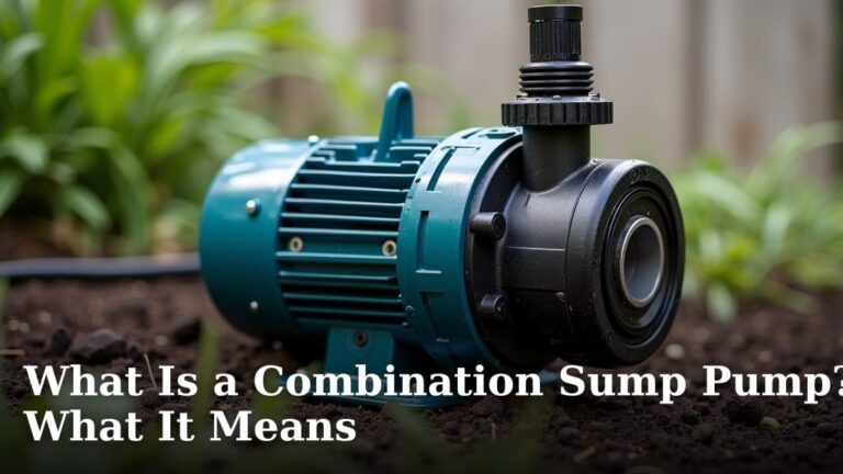 What Is a Combination Sump Pump? What It Means