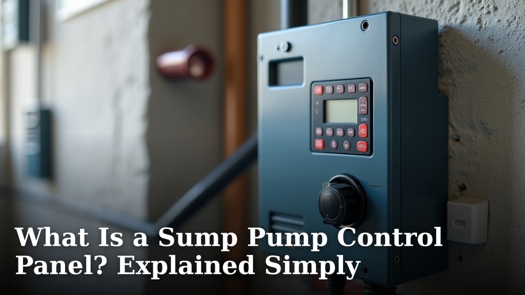 What Is a Sump Pump Control Panel? Explained Simply