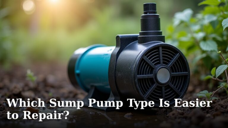 Which Sump Pump Type Is Easier to Repair?