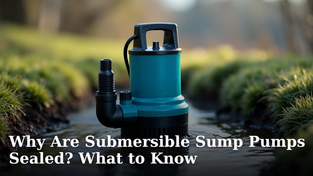 Why Are Submersible Sump Pumps Sealed? What to Know